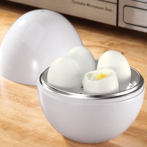 Capacity For 4 Eggs Microwave Egg Steamer Boiler Cooker Easy Quick 5 Minutes Hard Or Soft Boiled Kitchen Cooking Tools Kitchen Gadgets - Image 4